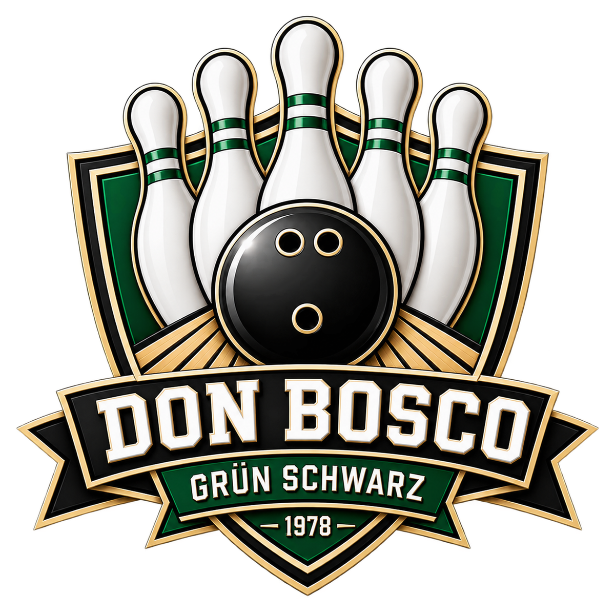 Don Bosco Grün Schwarz